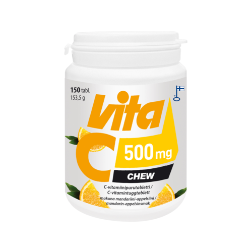 Vita C Chew 500 mg 150 tabl