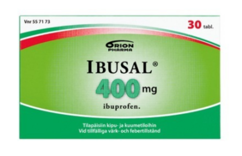 IBUSAL tabletti, kalvopäällysteinen 400 mg 30 fol